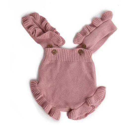 Newborn Baby Girl Knitted Clothes Baby Boys Rompers Brand Jumpsuit 2019 Autumn Baby Girls Rompers Cotton Infant Baby Girl Romper