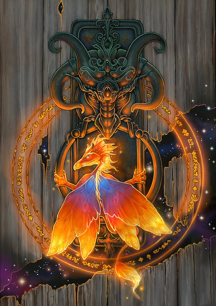 Dragon Totem-AB Round Drill Diamond Painting-40*60CM(Canvas)