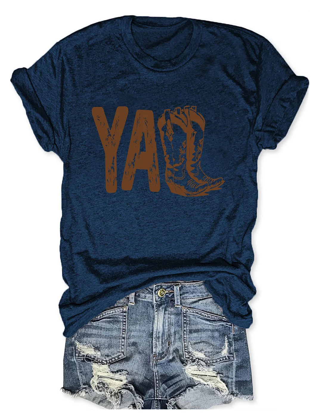 Y'all Cowboy Boots T-shirt
