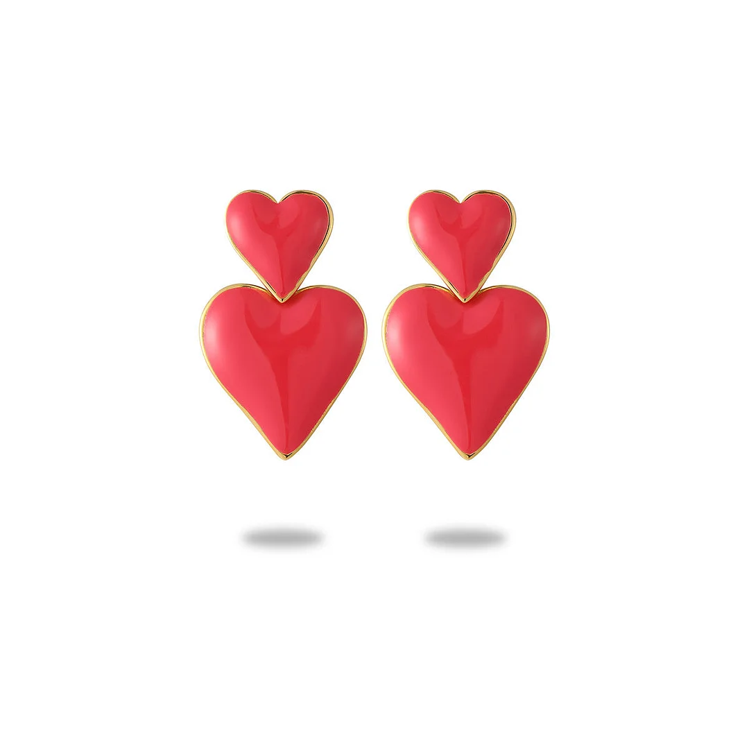 Stainless Steel Love Earrings