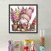 (US Only)Gnome Design DIY Bead Embroidery Kit 40x39cm 9CT Cross Stitch Kit for Home Decor