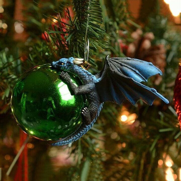 🐲Christmas tree decoration- Ball dargon and Bulb dargon- Dragons Protecting Baubles Like Their Own Eggs
