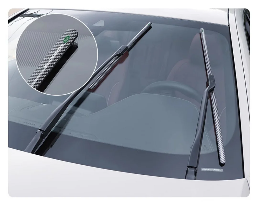 Carbon fiber pattern exclusive logo wiper(2PC)