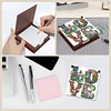 Wooden DIY LOVE Flower Diamond Painting Kit Note Box with 160 Papers for Office