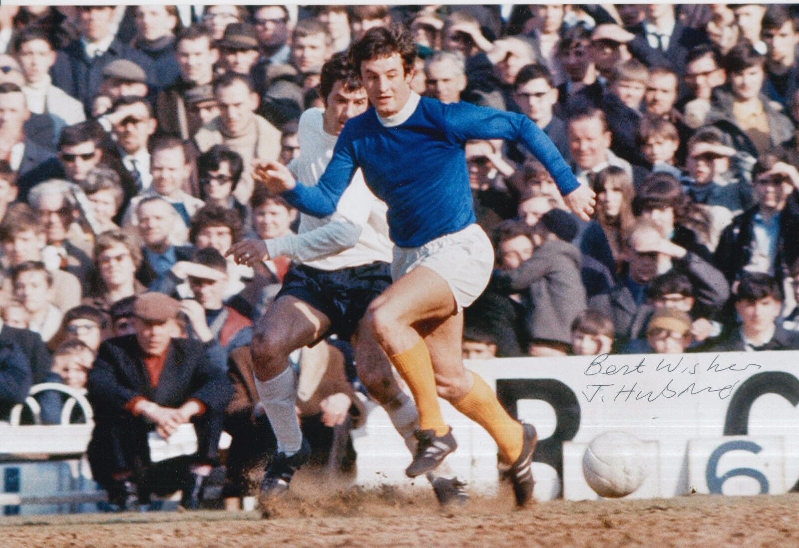 Jimmy Husband Hand Signed Everton 12x8 Photo Poster painting 1.