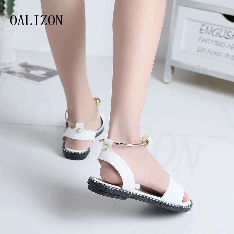 Women Sandals PU Leather Sexy Flats Women Shoes Flip Flops 2022 Summer New Designer Slides Pointed Cozy Dress Sandalias Slippers