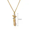 💕Collier pendentif et boucles d'oreilles pour couple &eacute;treignant