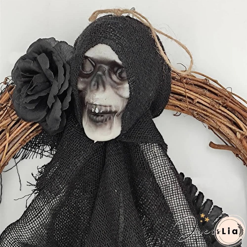 Halloween Decorations Hanging Ghosts Halloween Ghost Wreath Decorations for Yard Garden