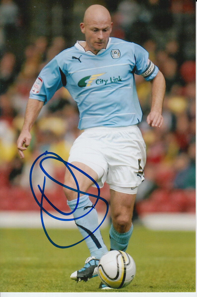 COVENTRY CITY HAND SIGNED LEE CARSLEY 6X4 Photo Poster painting 3.