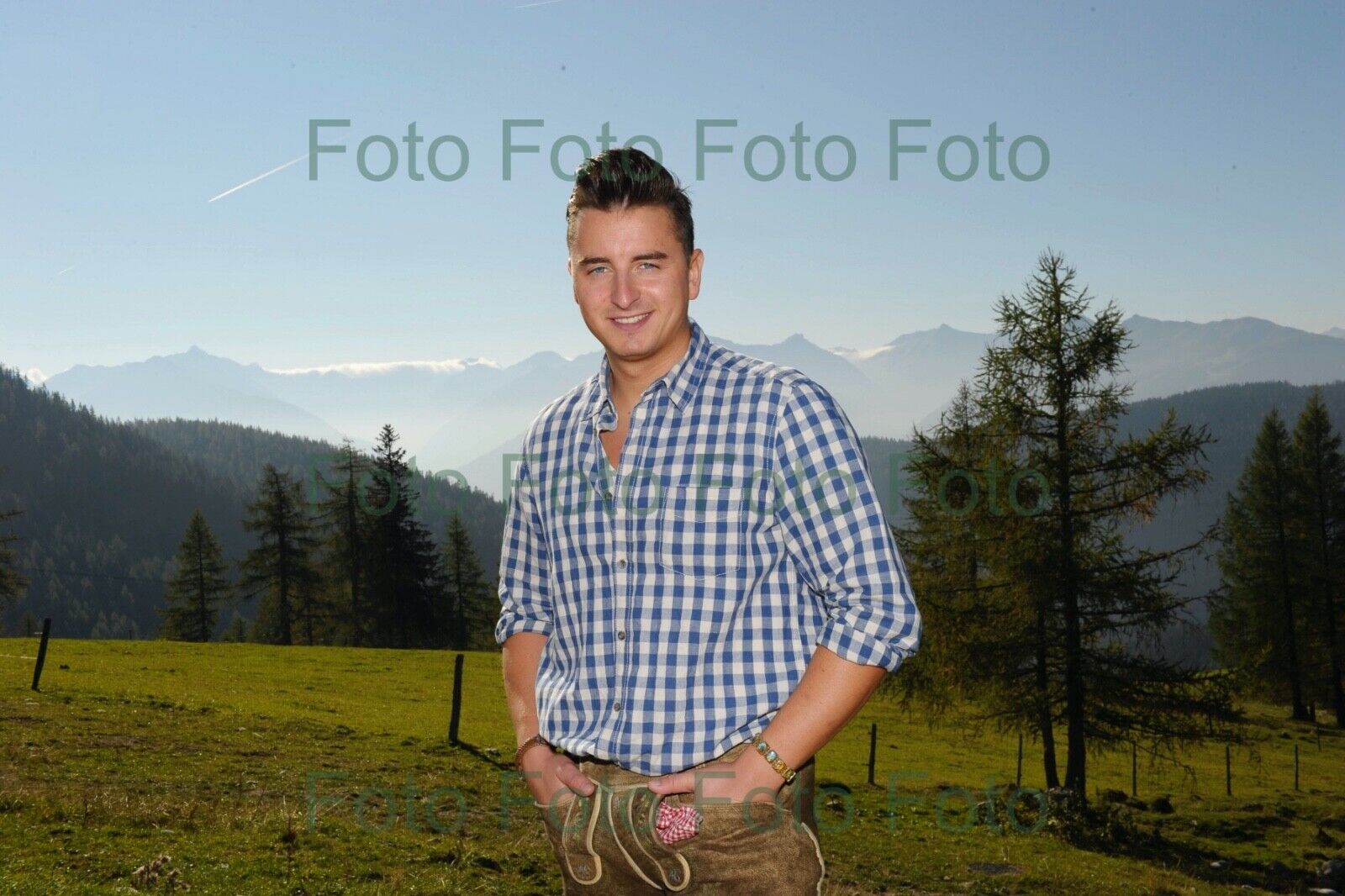 Andreas Gabalier Volks Musik Foto 20 x 30 cm ohne Autogramm (Be-36