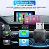 2 in 1 Wireless CarPlay Android Auto Adapter Plug & Play for Factory Wired Cars