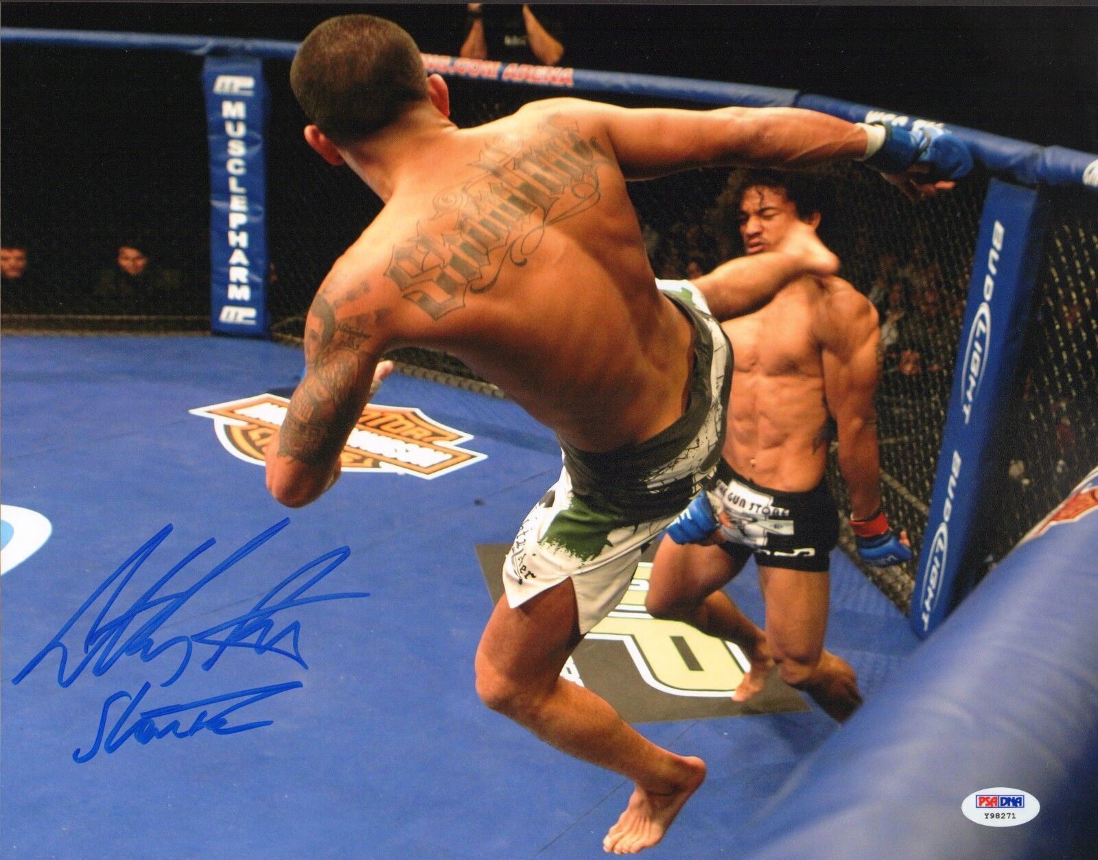 Anthony Pettis Signed UFC 11x14 Photo Poster painting PSA/DNA COA Showtime Kick Picture Auto'd