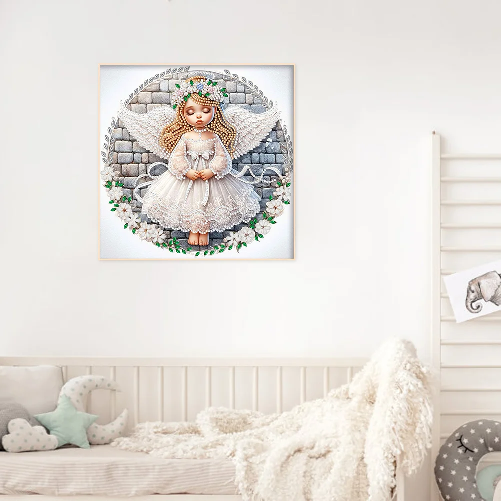 Special Shape Diamond Painting 30*30cm - Angel Child