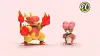 1/20 Scale World Zukan Elekid Set & Magby Set - Pokemon Statue - EC-Studio