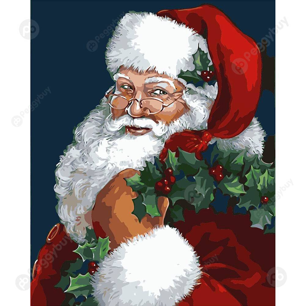 

40*50CM Paint By Numbers-Santa Claus, 501 Original