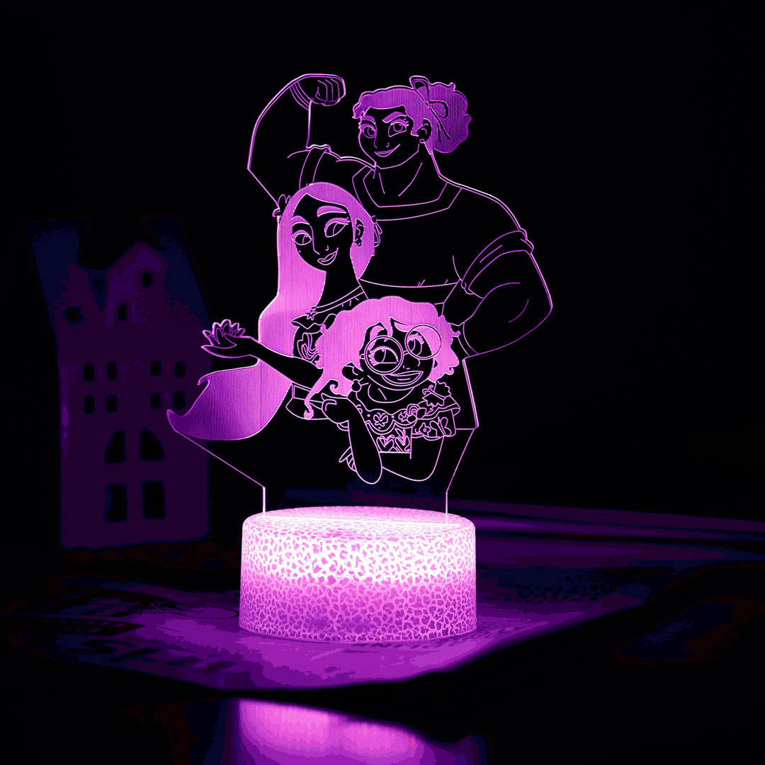 Encanto Night Light LED 7 Color Changing Room Decor Lamp Toy Kids Gifts