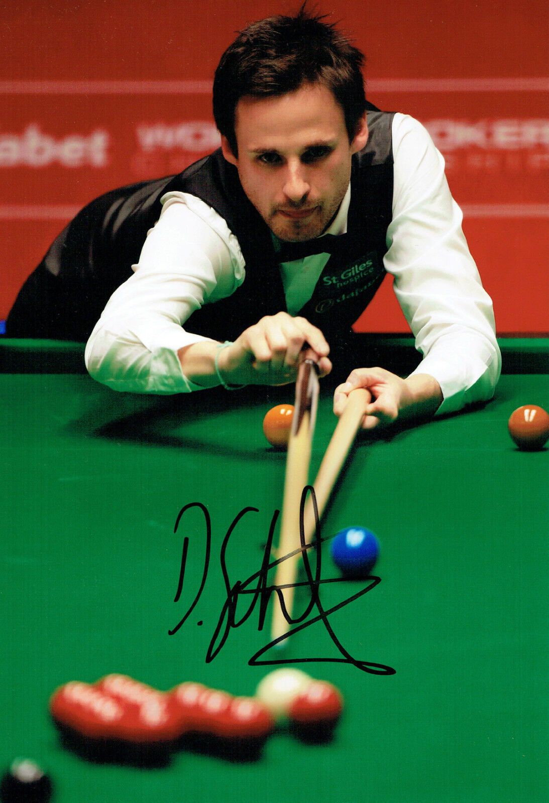 Dave GILBERT SIGNED Autograph 12x8 Photo Poster painting AFTAL COA Sheffield Crucible SNOOKER