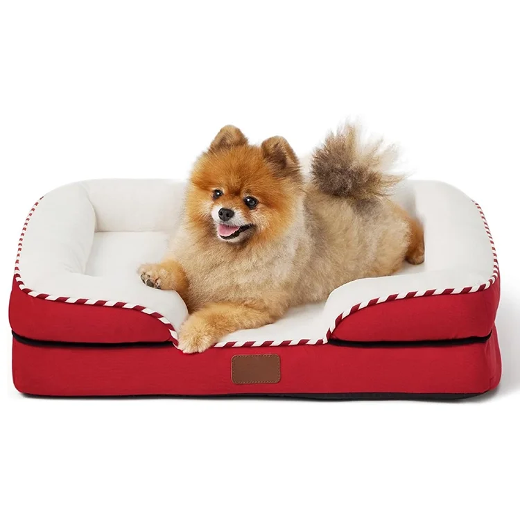 Christmas Foam Dog Bed - JemaPet