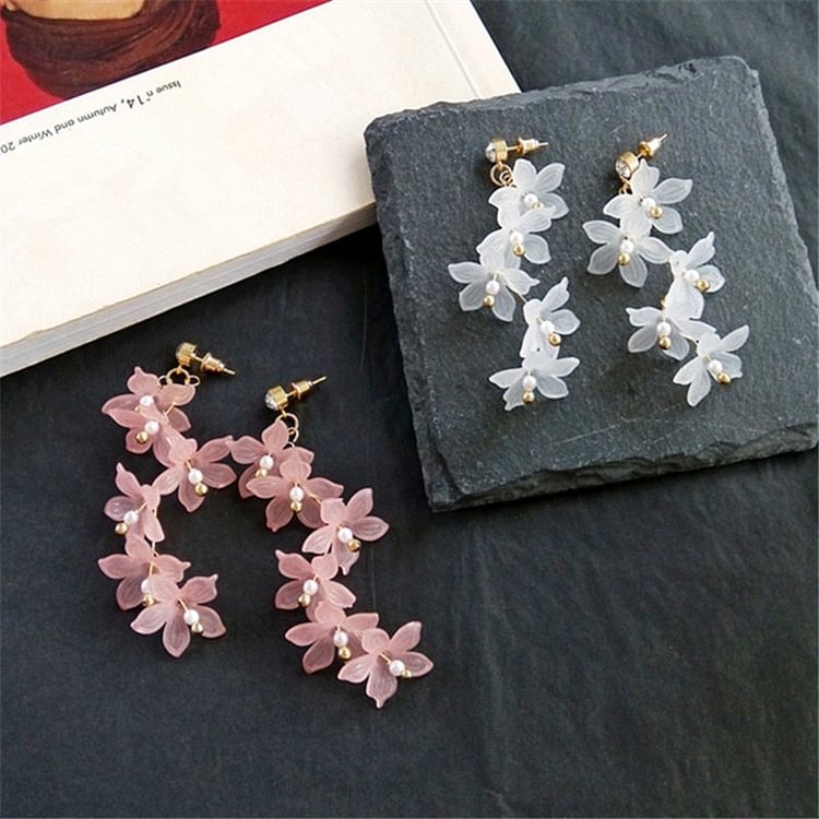 YOY-Fashion Trendy earrings flowers stud earrings