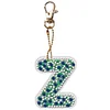 1Pc DIY Diamond Painting Lettter Keychain