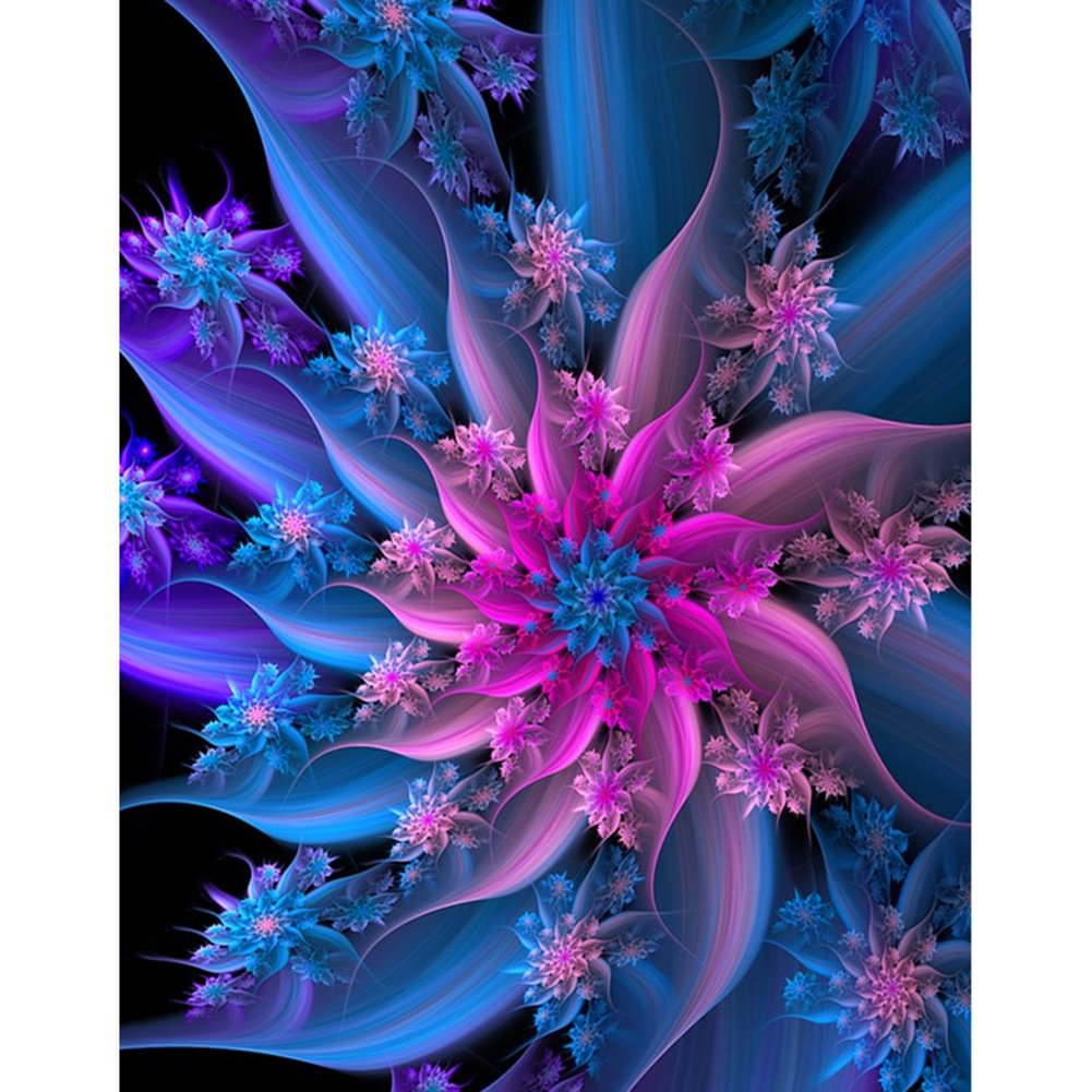 Gorgeous Spiral Flower - Full Round - Diamond Painting