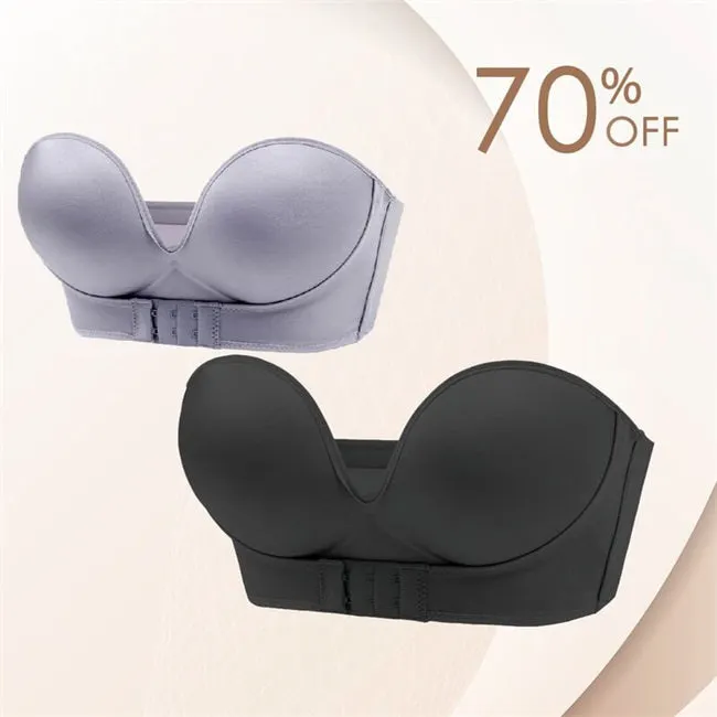 🔥Last Day 70% OFF🔥-Invisible strapless non-slip sexy no steel ring tube top