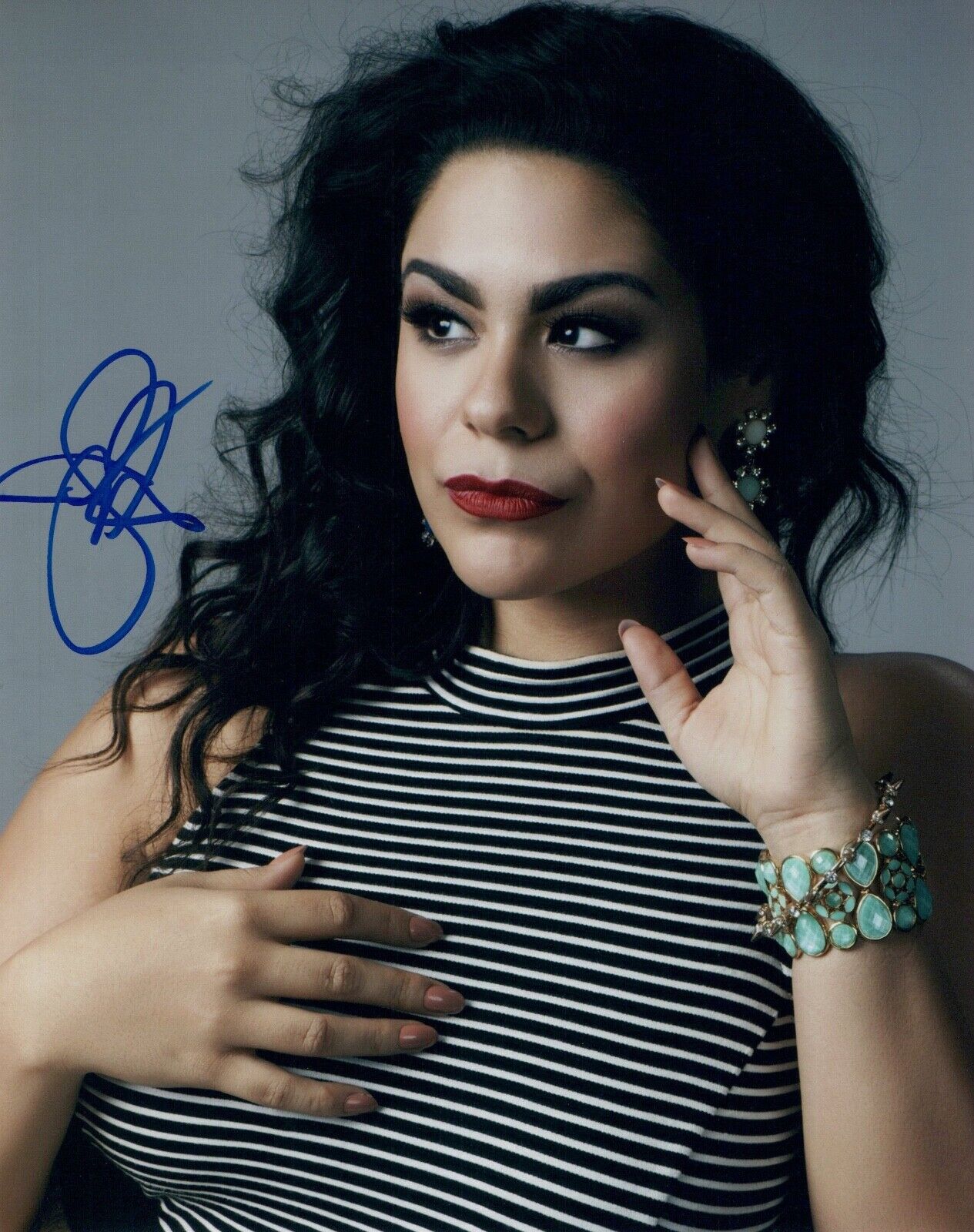 Jessica Marie Garcia Signed Autographed 8x10 Photo Poster painting ON MY BLOCK Actress COA