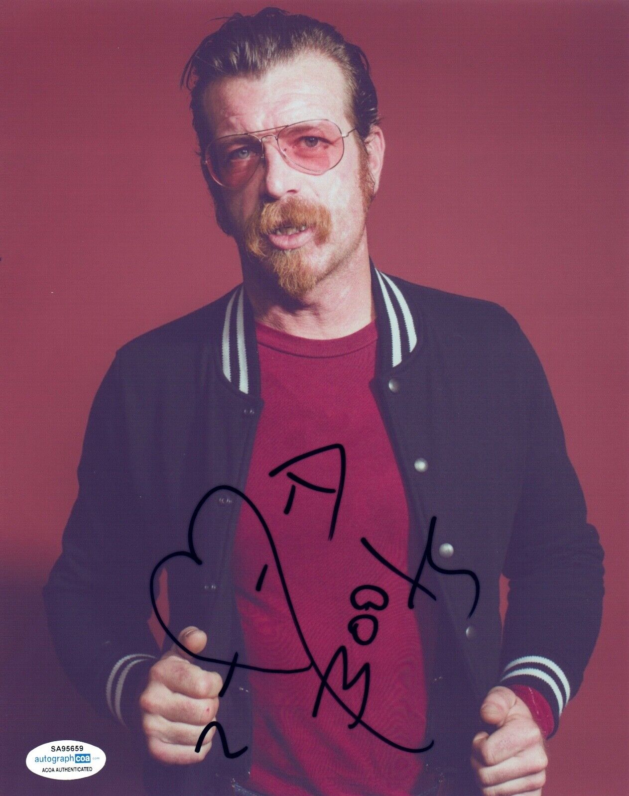 Jesse Hughes Signed Autographed 8x10 Photo Poster painting EODM Eagles of Death Metal ACOA COA