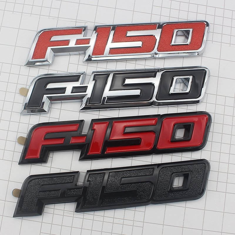 Ford Trunk F-150 Badge Emblem Sticker Tailgate Decals For Ford F150 Raptor Pickup Tail voiturehub dxncar