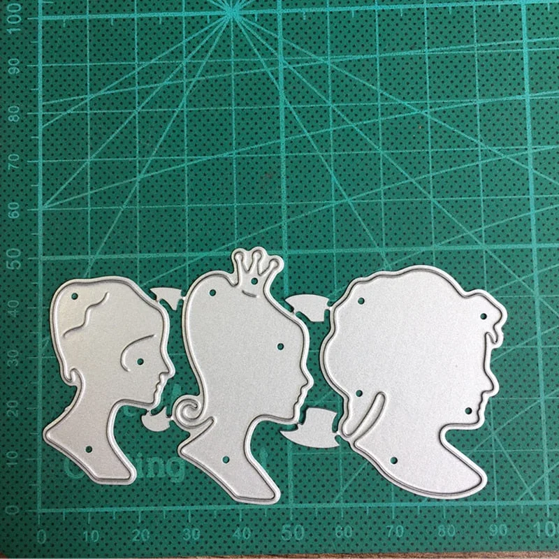 2021 New Craft Dies Africa Woman Metal Cutting Dies Cut Die Mold Decoration Scrapbook Dies Knife Mould Blade Punch Stencils Dies