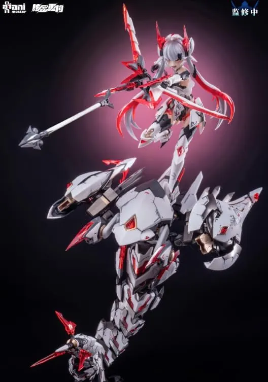 核金重構 ANIMESTER 1/12 機甲少女 紫微星 白 美少女 可動 プラモデル