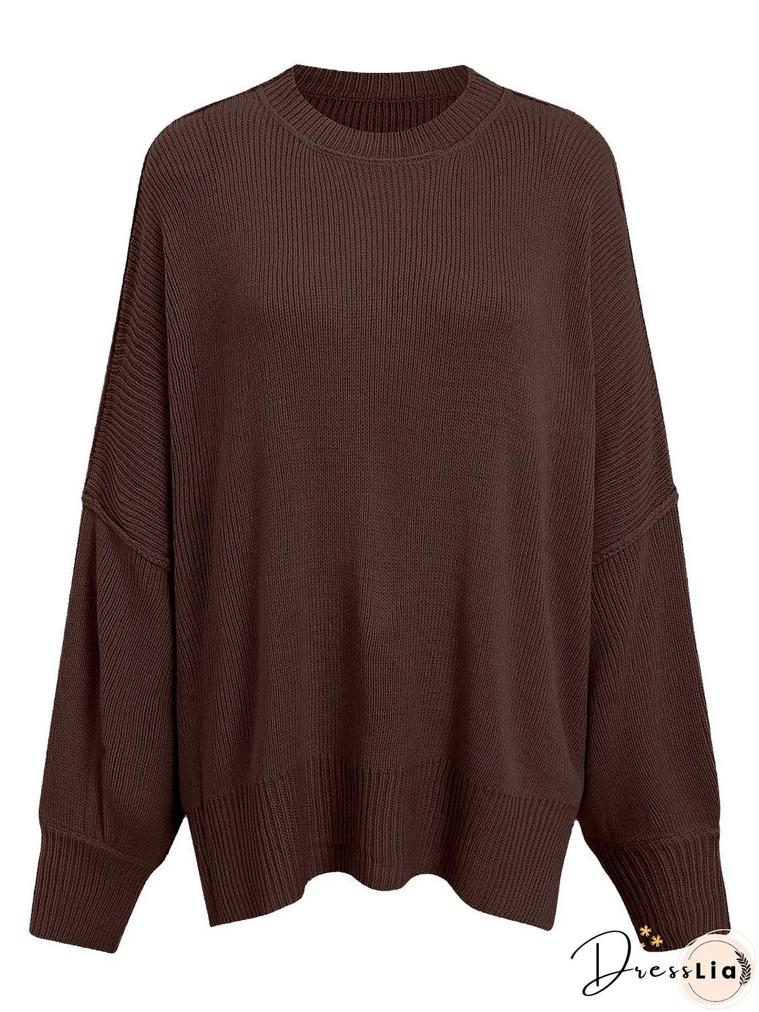 Round Neck Long Sleeve Sweater