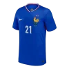 L.Hernandez #21 France Home Soccer Jersey 2024