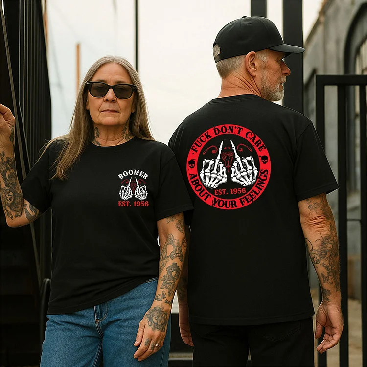 Boomer Customize T-shirt 100% Cotton, Fuck Don't Care About Your Feelings Sweatshirt, Custom Year Of Birth Hoodie