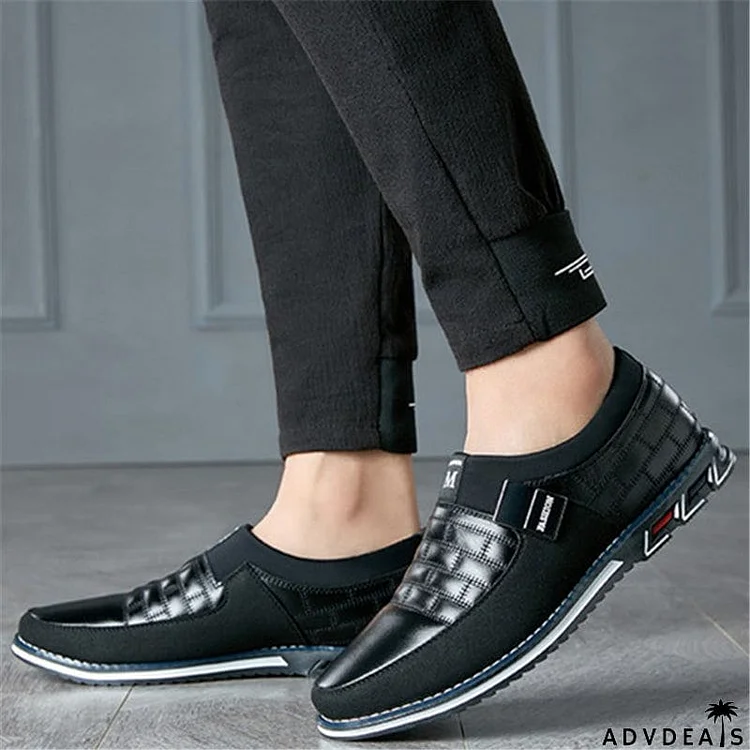 Men's Business Casual Antiskid Leather Shoes