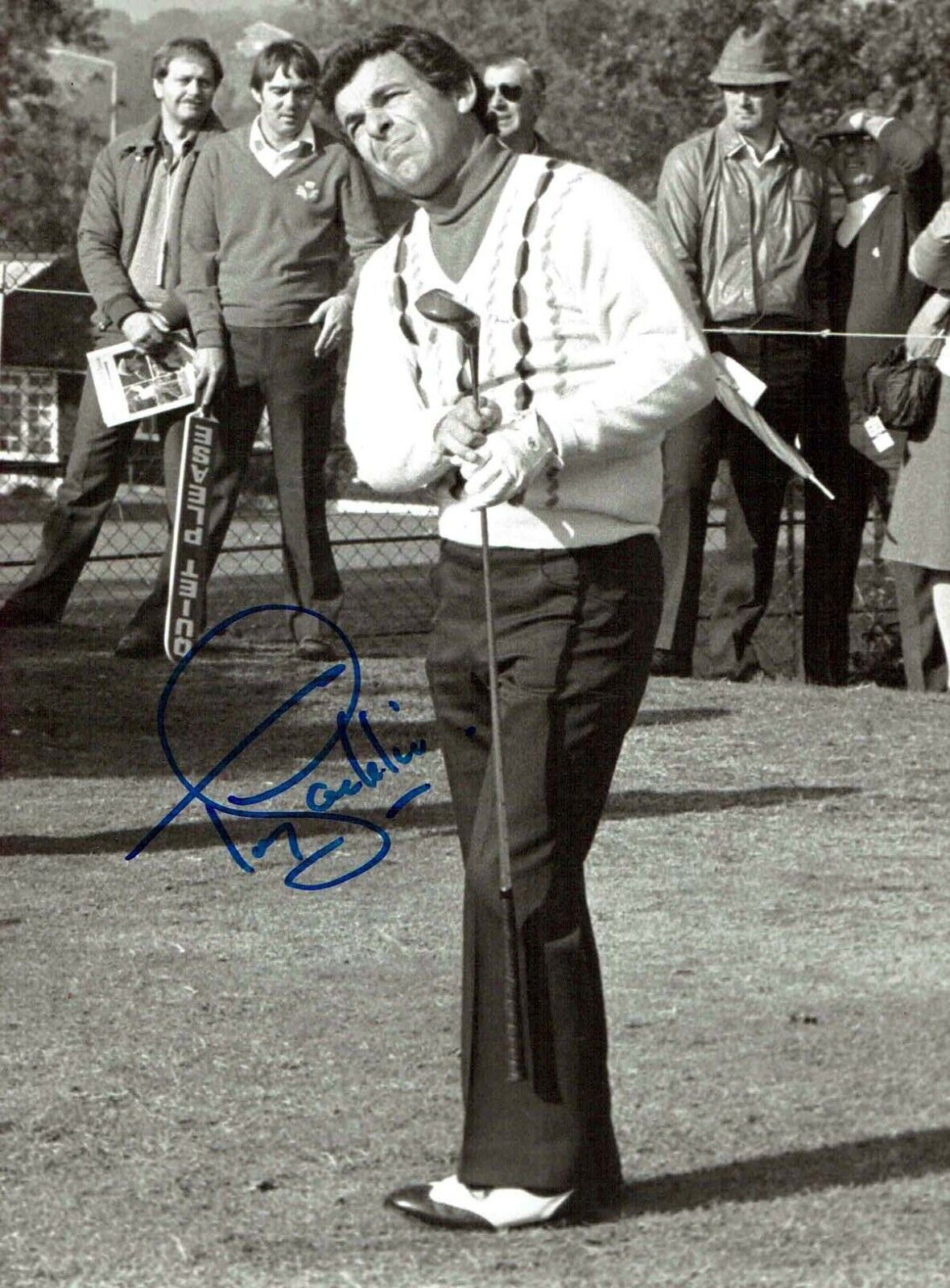 Tony JACKLIN SIGNED Autograph Photo Poster painting AFTAL COA Ryder Cup Golf Winner Captain