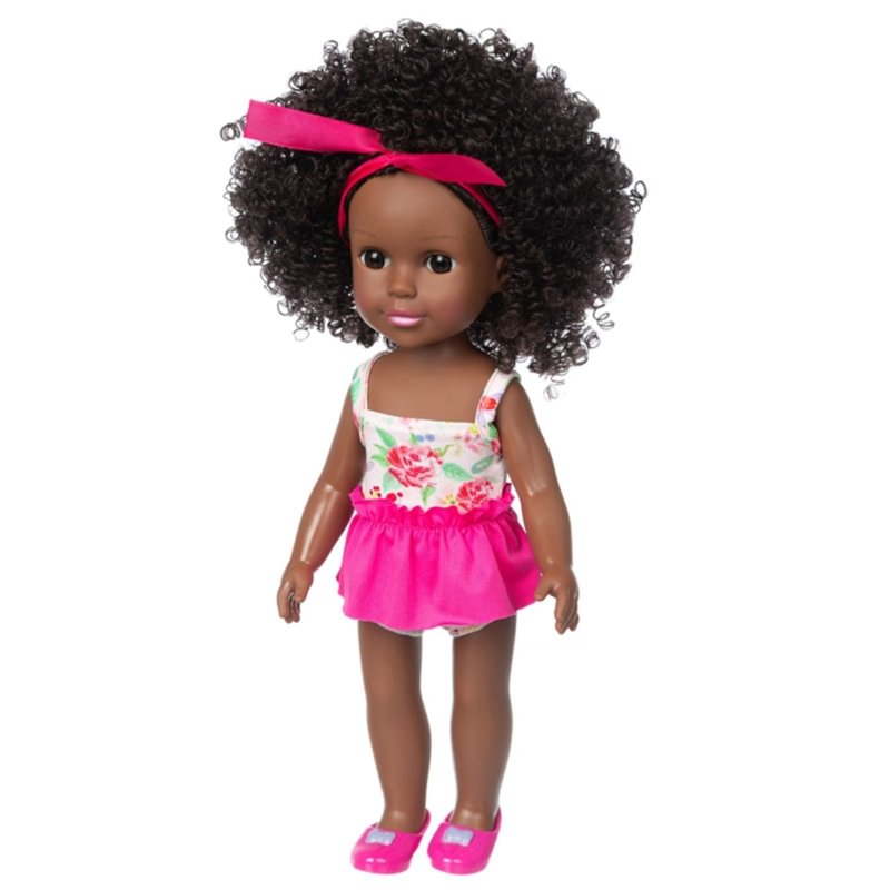 Blackbabydolls Black Girl Doll 14 inch African American Washable ...