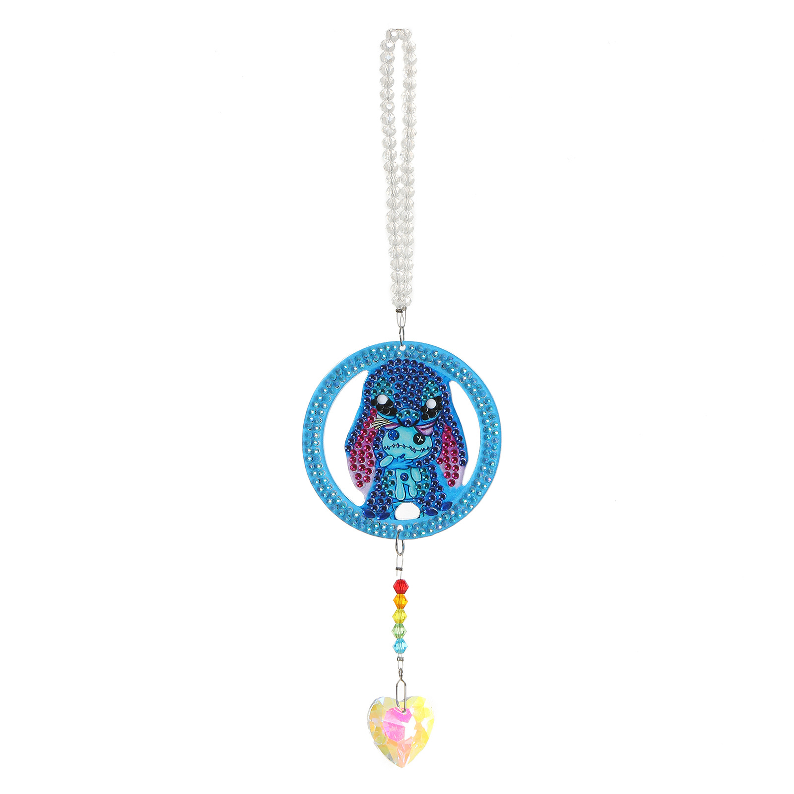 Diamond Painting Foreign Trade 5d Acrylic Crystal Pendant DIY Paste Diamond Embroidery Car Decoration Small Pendant Kit Dot Diamond