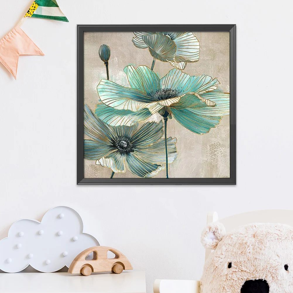 11ct Stamped Cross Stitch - Flower(60*60cm)