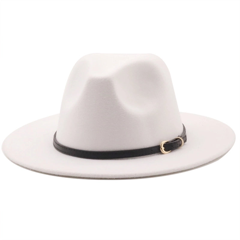 Hot-selling Wool Top Hat Foreign Card Its Red Hat Ethnic Style Jazz Hat Cashmere Felt Hat