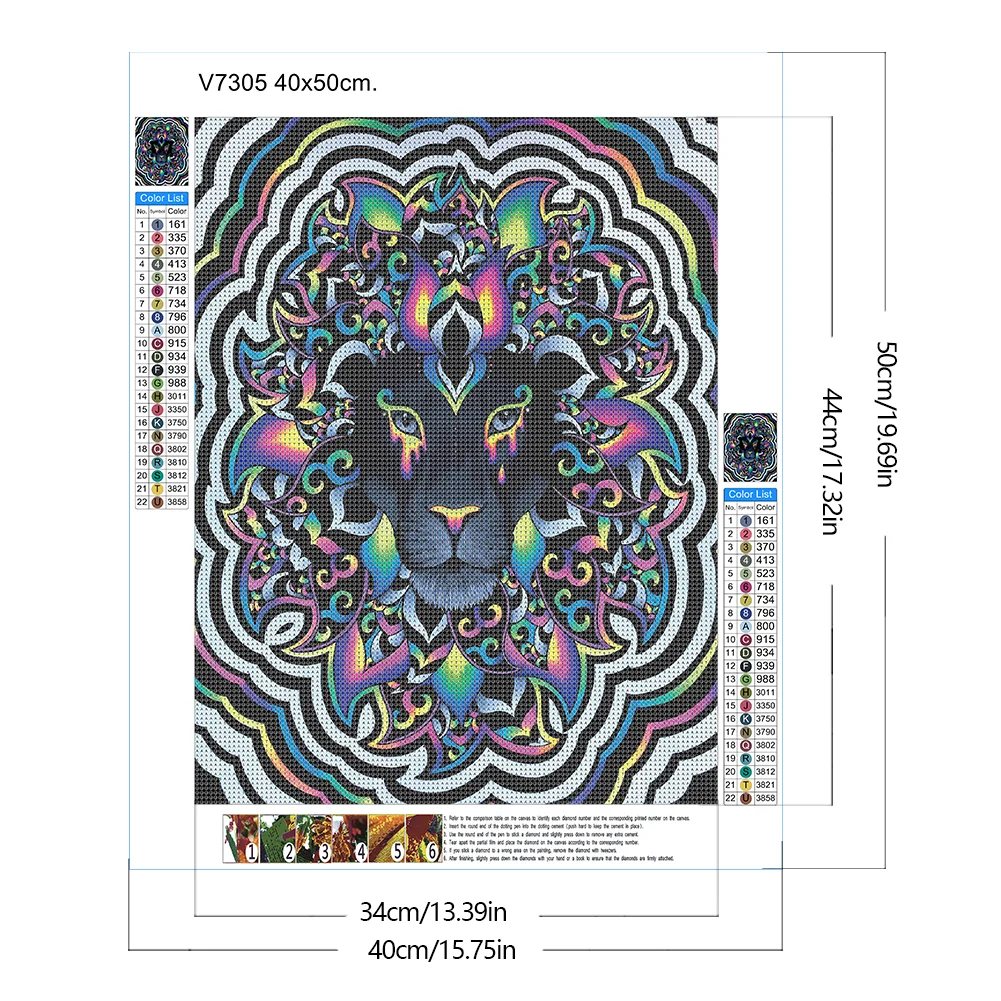 Diamond Painting - Full Round Drill - Panther(Canvas|40*50cm)