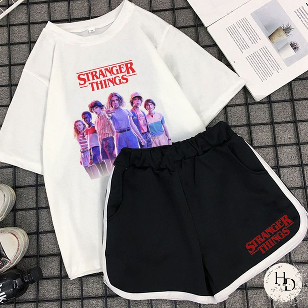 Stranger Things Season Shirt Women Upside Down Eleven Female Graphic Grunge T-Shirt Femme