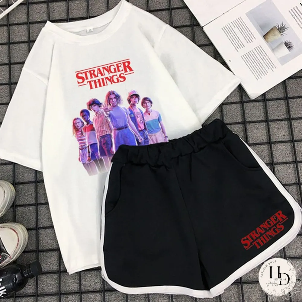 Stranger Things Season Shirt Women Upside Down Eleven Female Graphic Grunge T-Shirt Femme