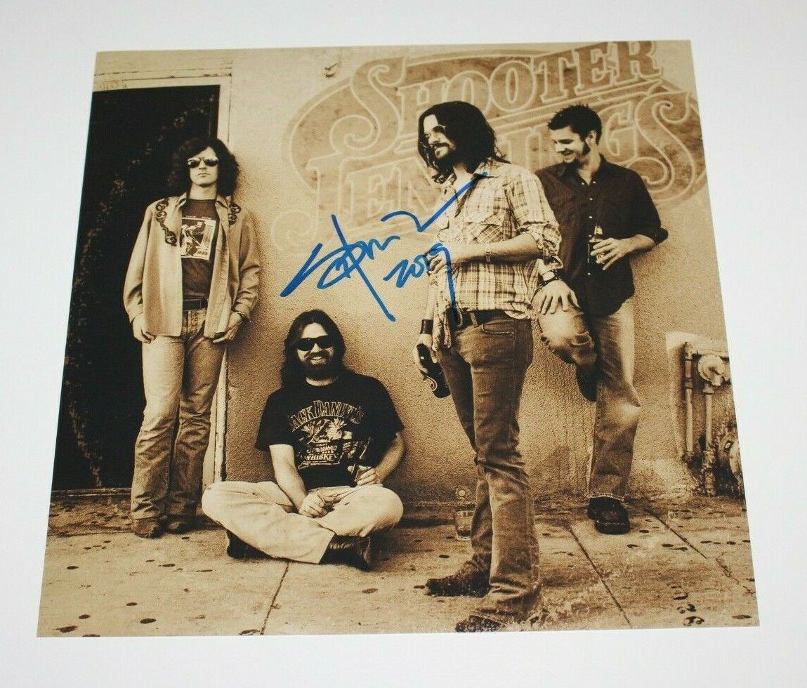 SHOOTER JENNINGS SIGNED PUT THE O BACK IN COUNTRY 12x12 ALBUM FLAT Photo Poster painting w/COA