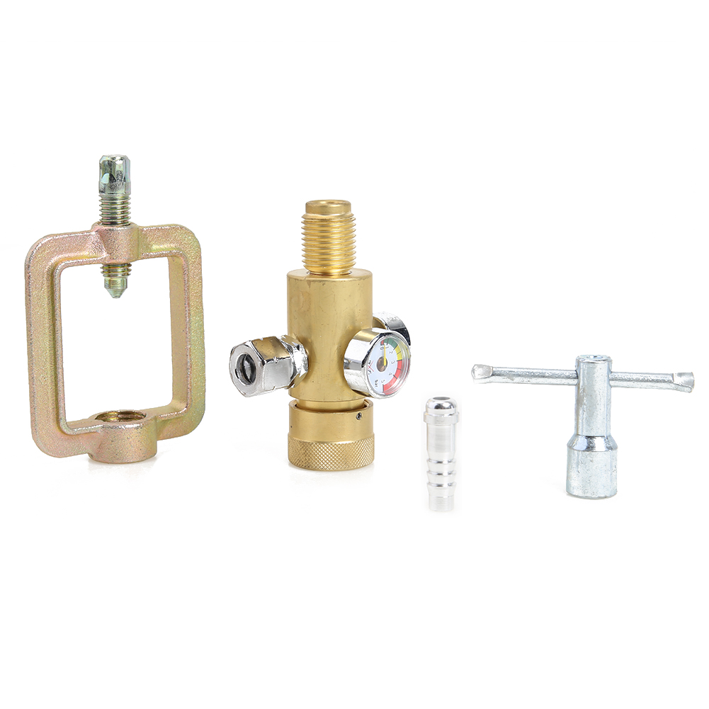 

Gas Pressure Reducer Regulator Flow Meter Oxygen Acetylene Pressure Gauge, 501 Original