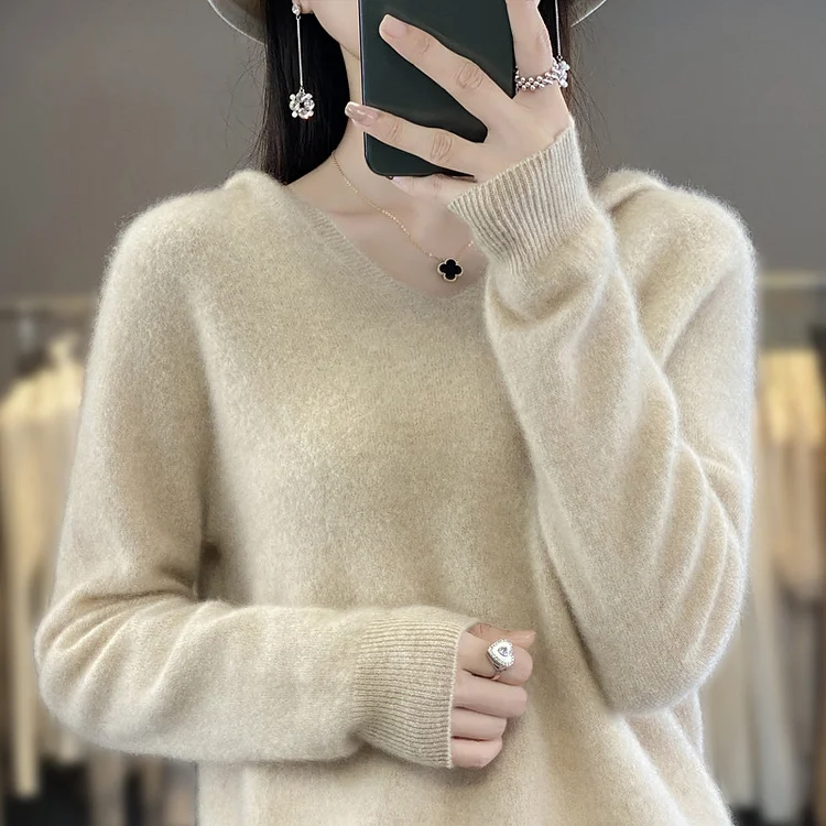 Literary Cashmere Hooded Sweatshirt