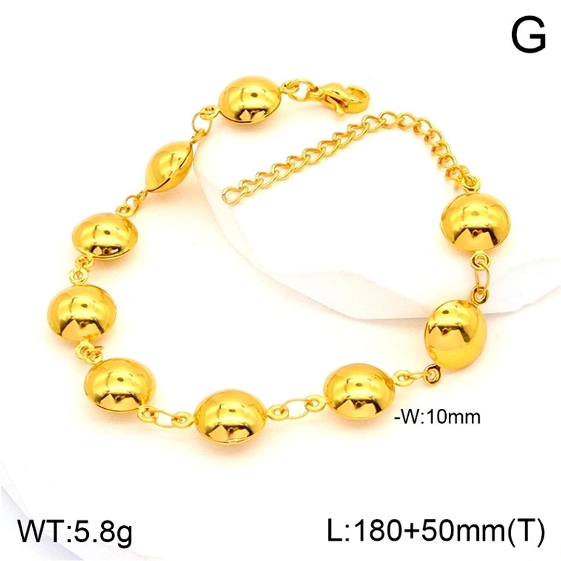 Elegant Minimalist Cross Star Heart Shape 201 Stainless Steel 302 Stainless Steel 304 Stainless Steel Bracelets In Bulk