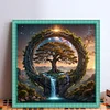 Life Tree-14CT Stamped Cross Stitch 40*40cm