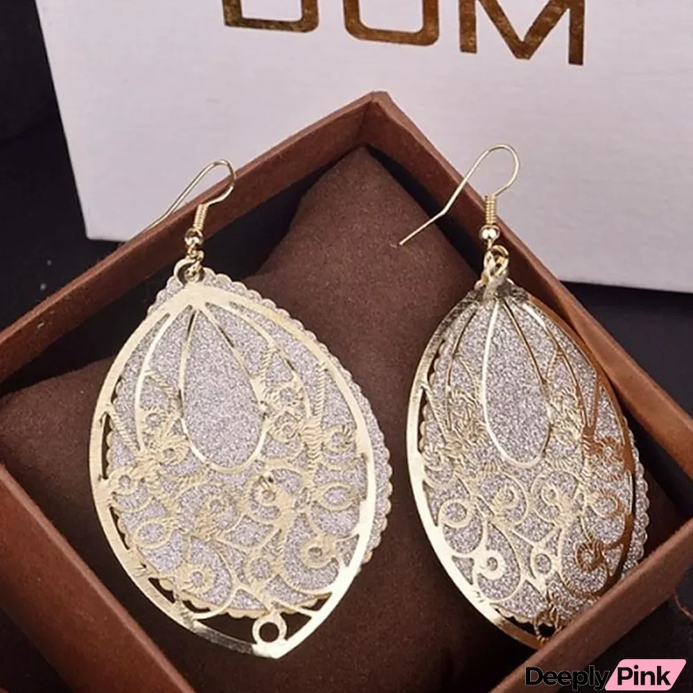 Drop Earrings Dangle Earrings For Women's Party Special Occasion Birthday Alloy filigree Drop Silver