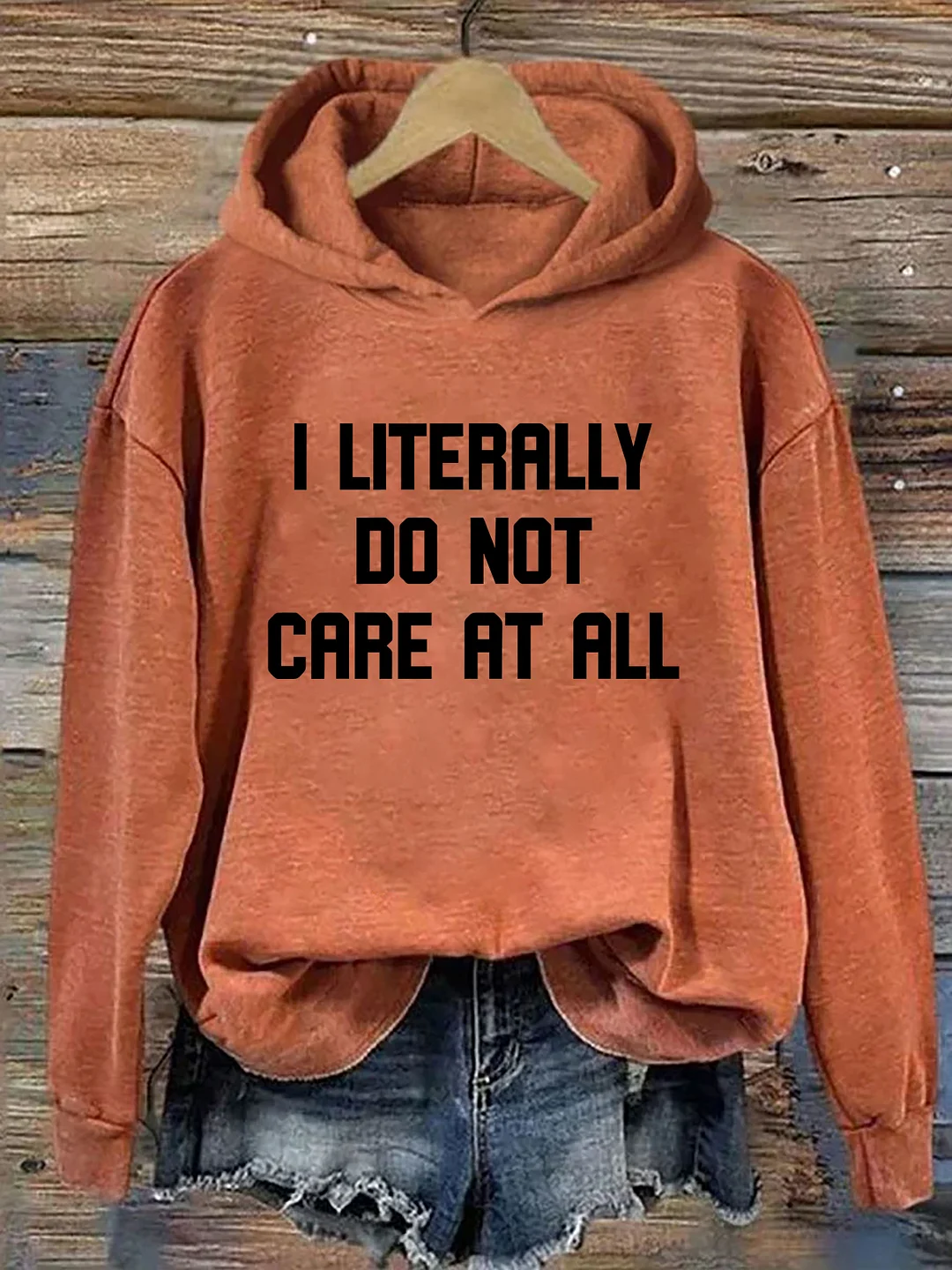 I Literally Do Not Care Hoodie